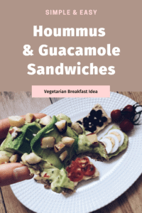 Hoummus & Guacamole Sandwiches