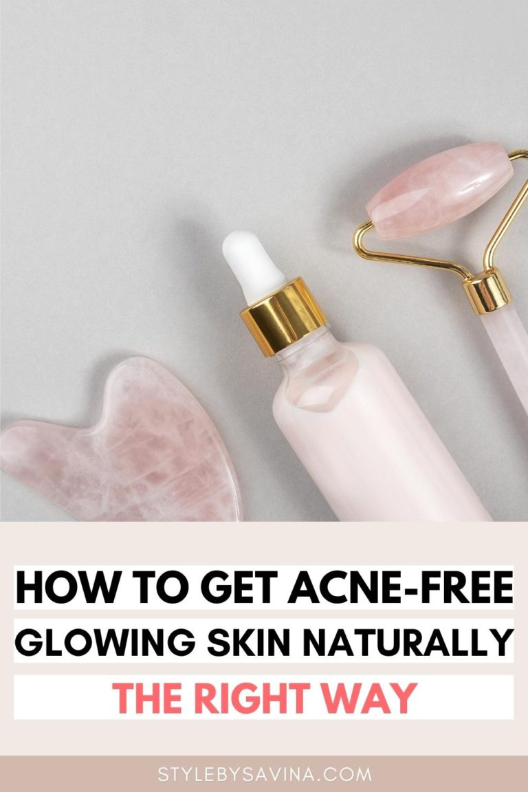 How to Get Acne-Free Glowing Skin Naturally - The Right Way