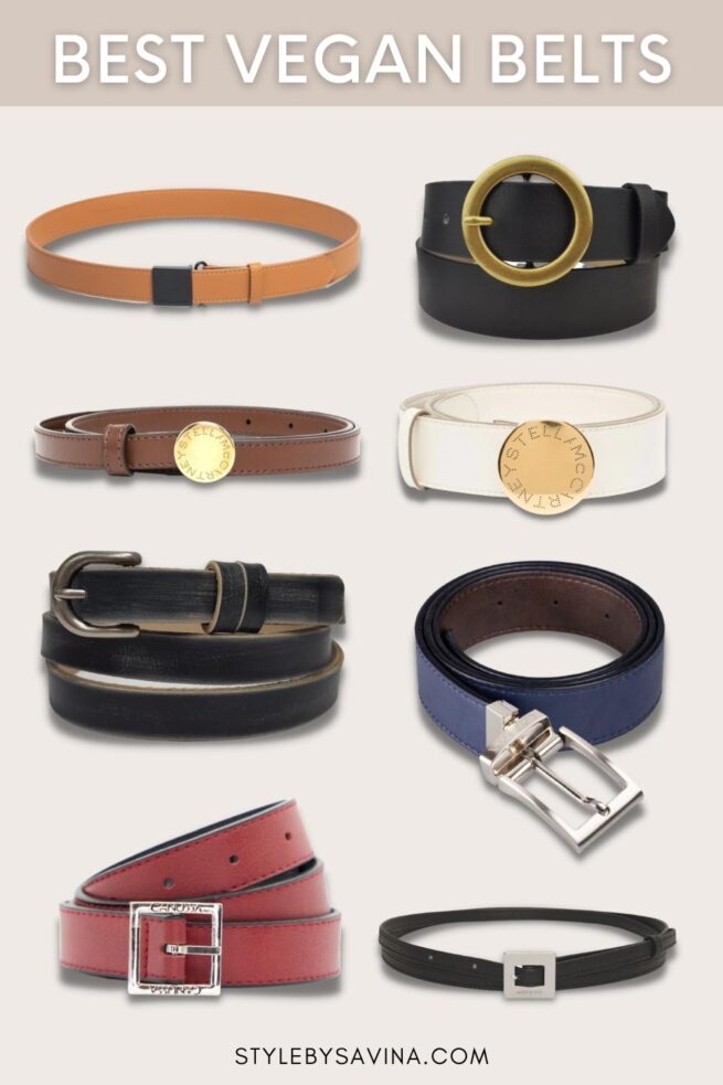 10 Vegan Belts Perfect For Finishing Any Outfit