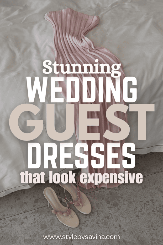 wedding guest dress pink