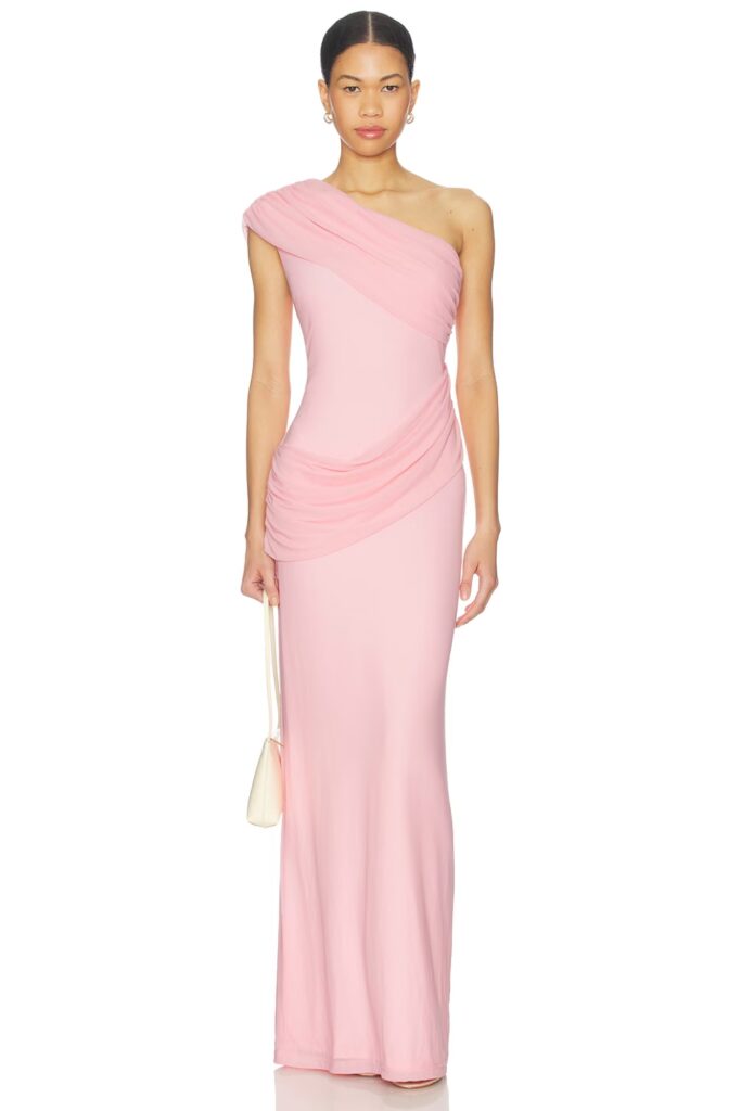 long dress for wedding guest